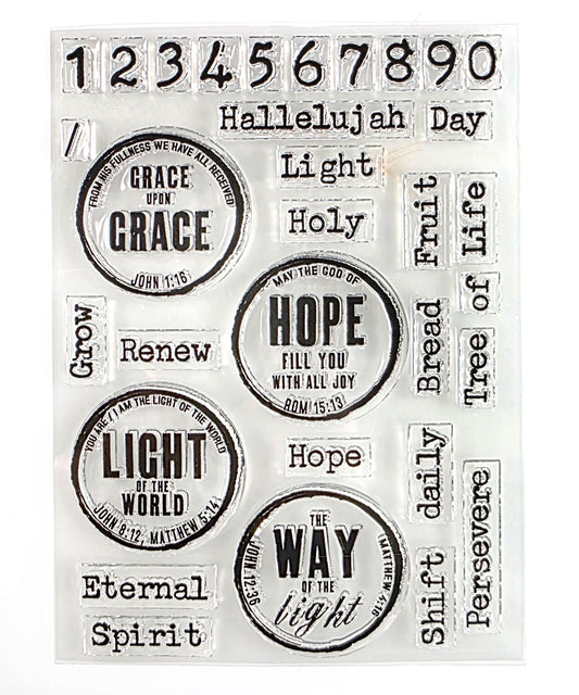 Salt & Light Stamp set  - Faith Notes