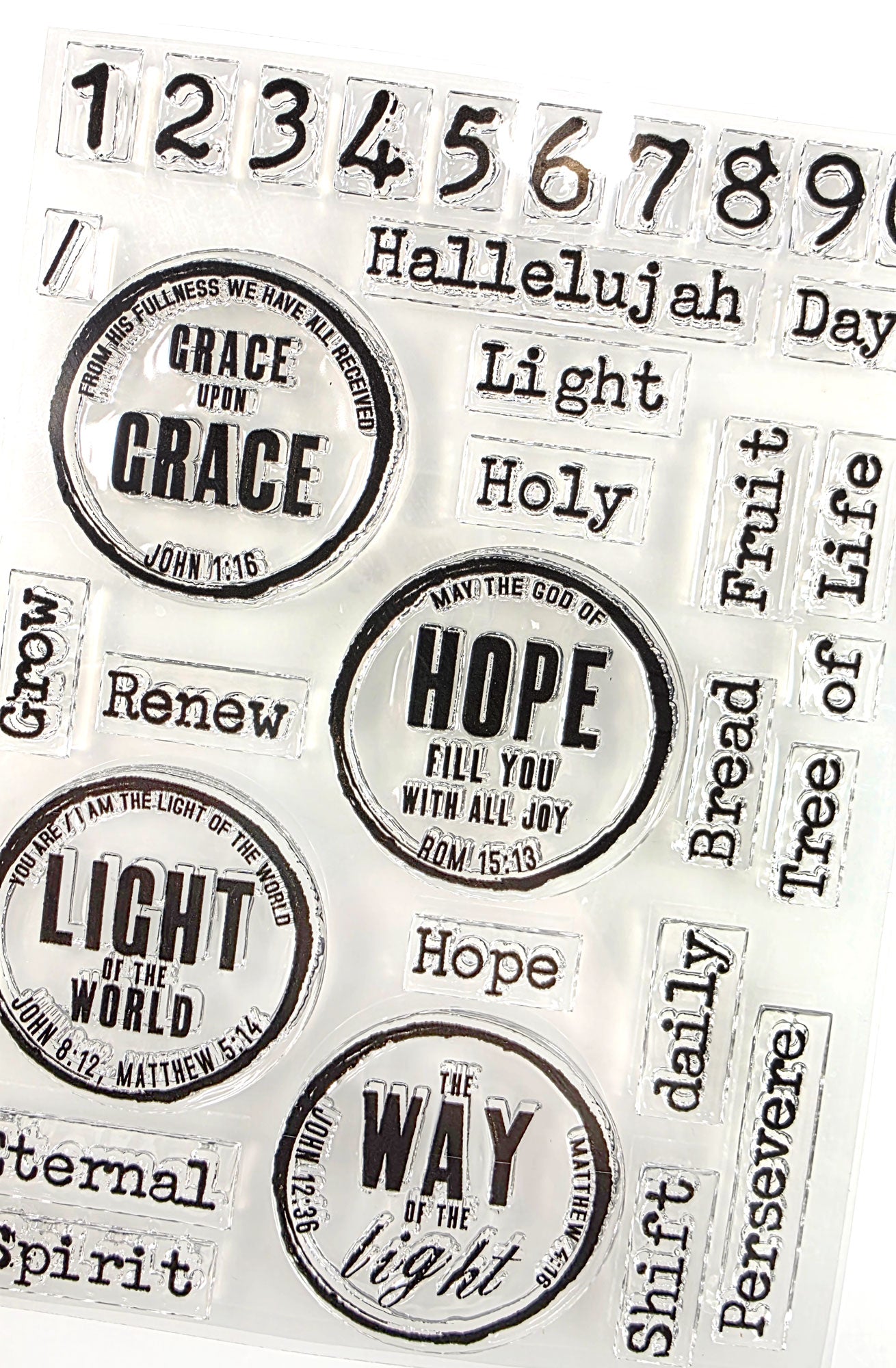 Salt & Light Stamp set  - Faith Notes