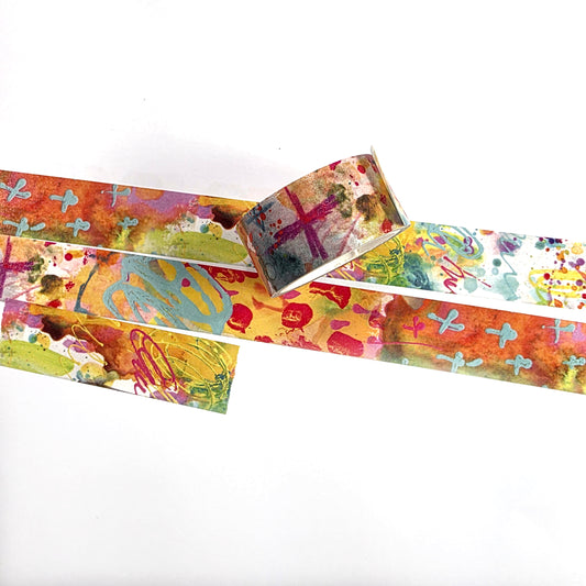Colorful mix media washi - washi tape