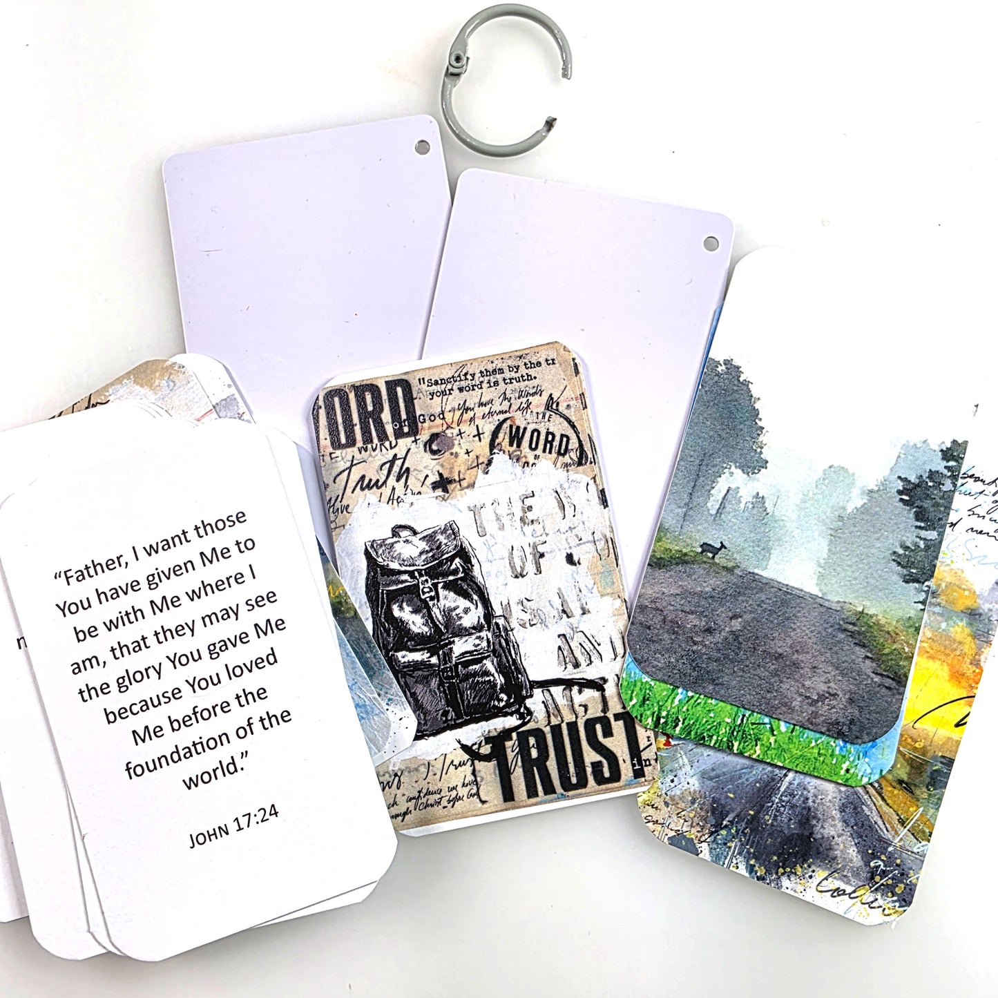 Mission  - Bible Verse cards with option of Tin Box