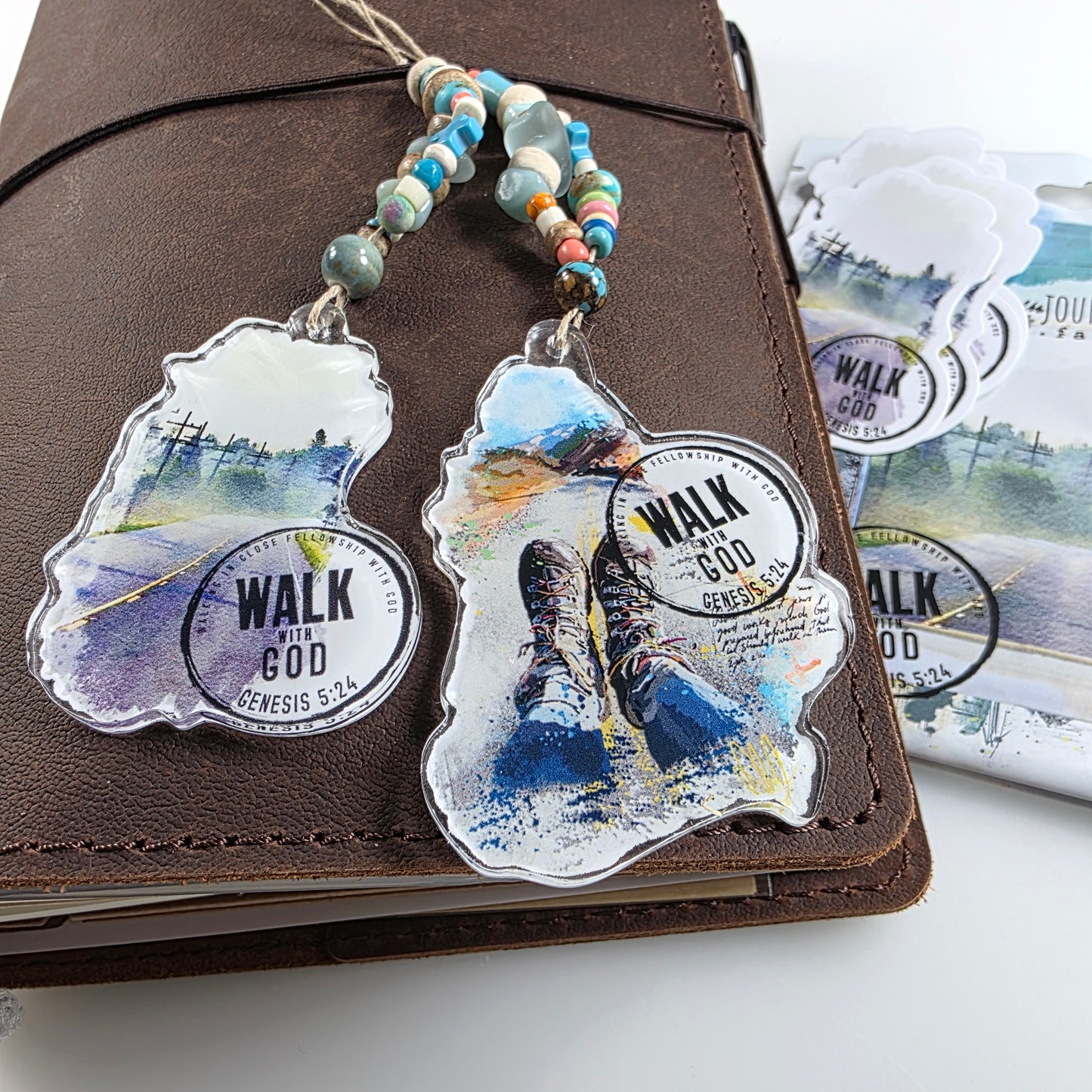 Journal Charm: Walk with God 2