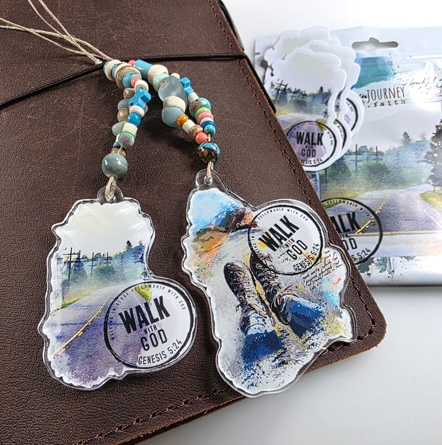 Journal Charm: Walk with God