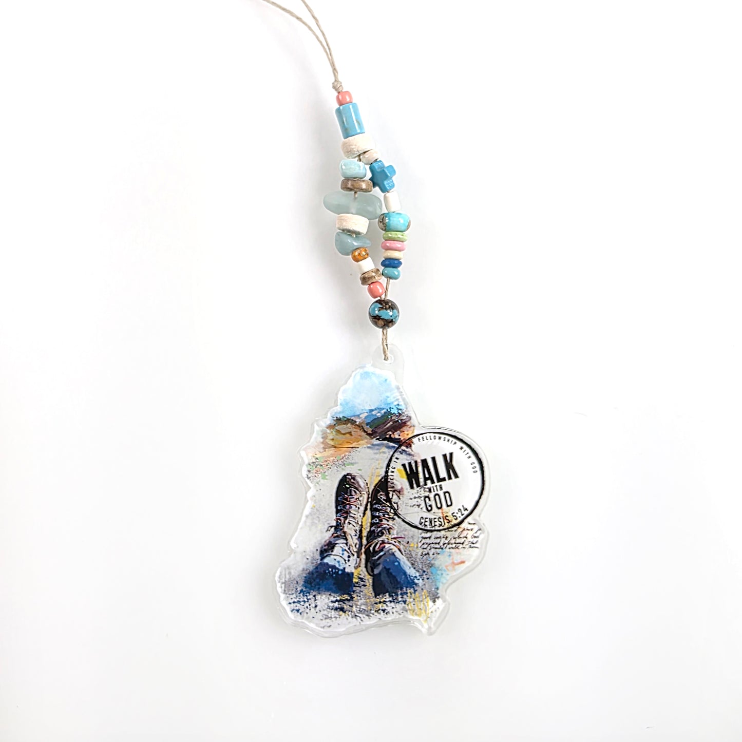Journal Charm: Walk with God 2