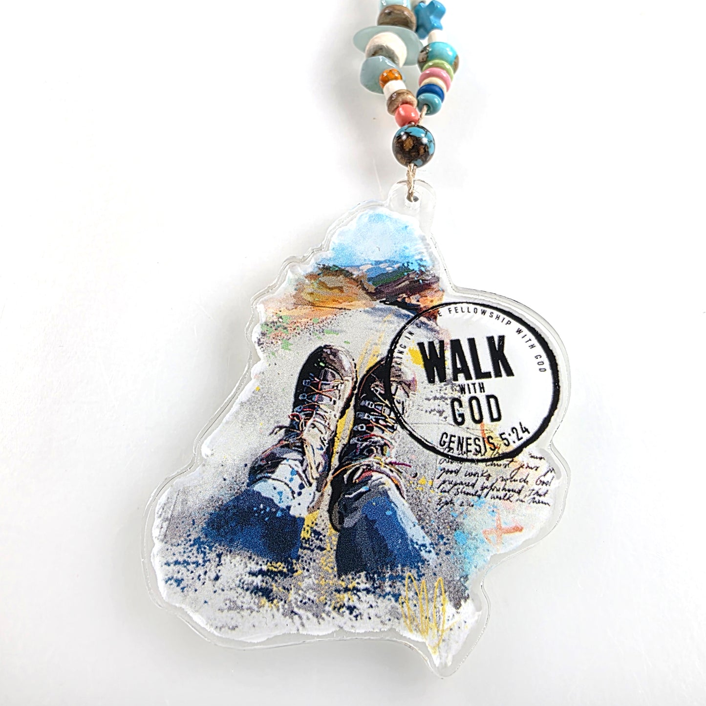 Journal Charm: Walk with God 2