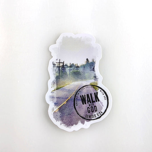 Walk with God (Mission)- sticker