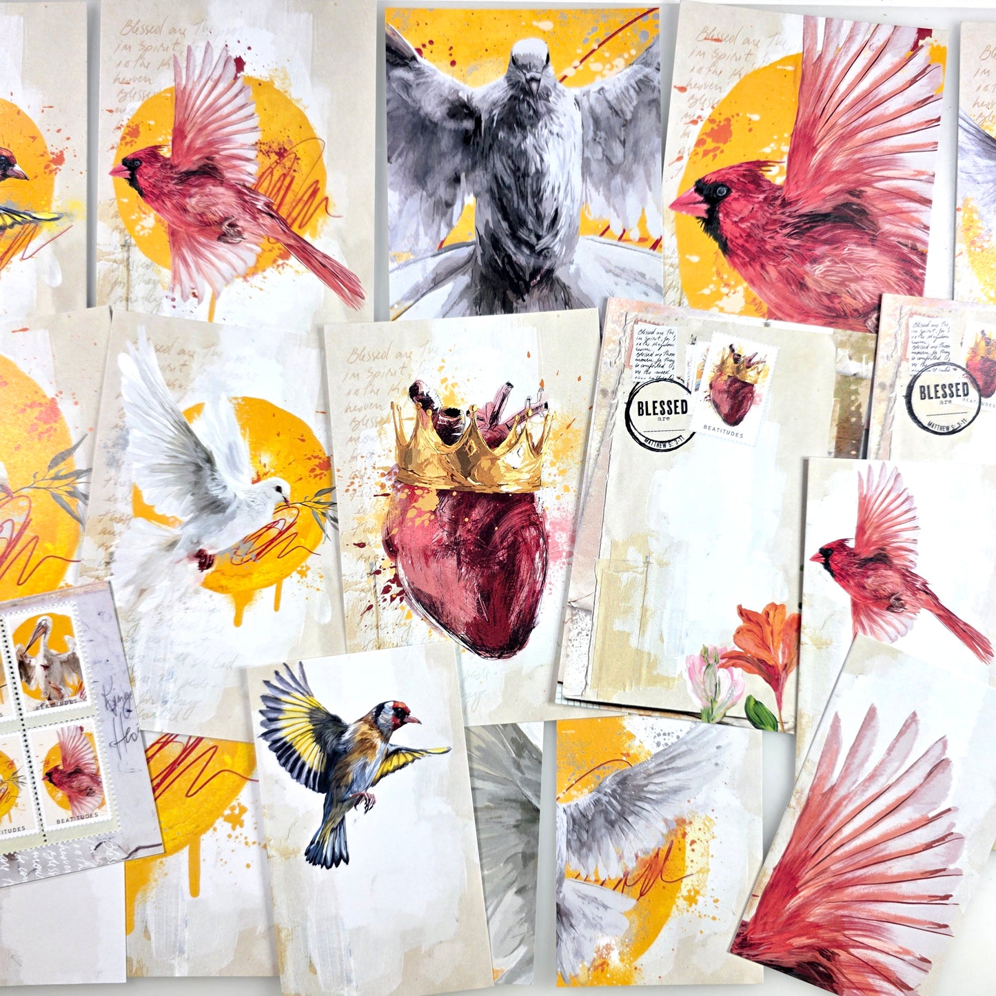 Beatitudes 2-  set of 18 JOURNALING CARDS  mix