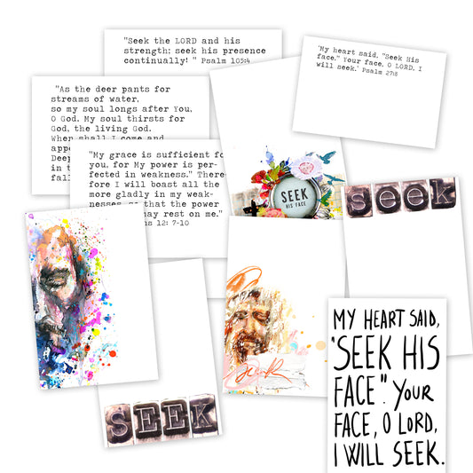 Seek ADD ON - Bible Verse cards with option of Tin Box