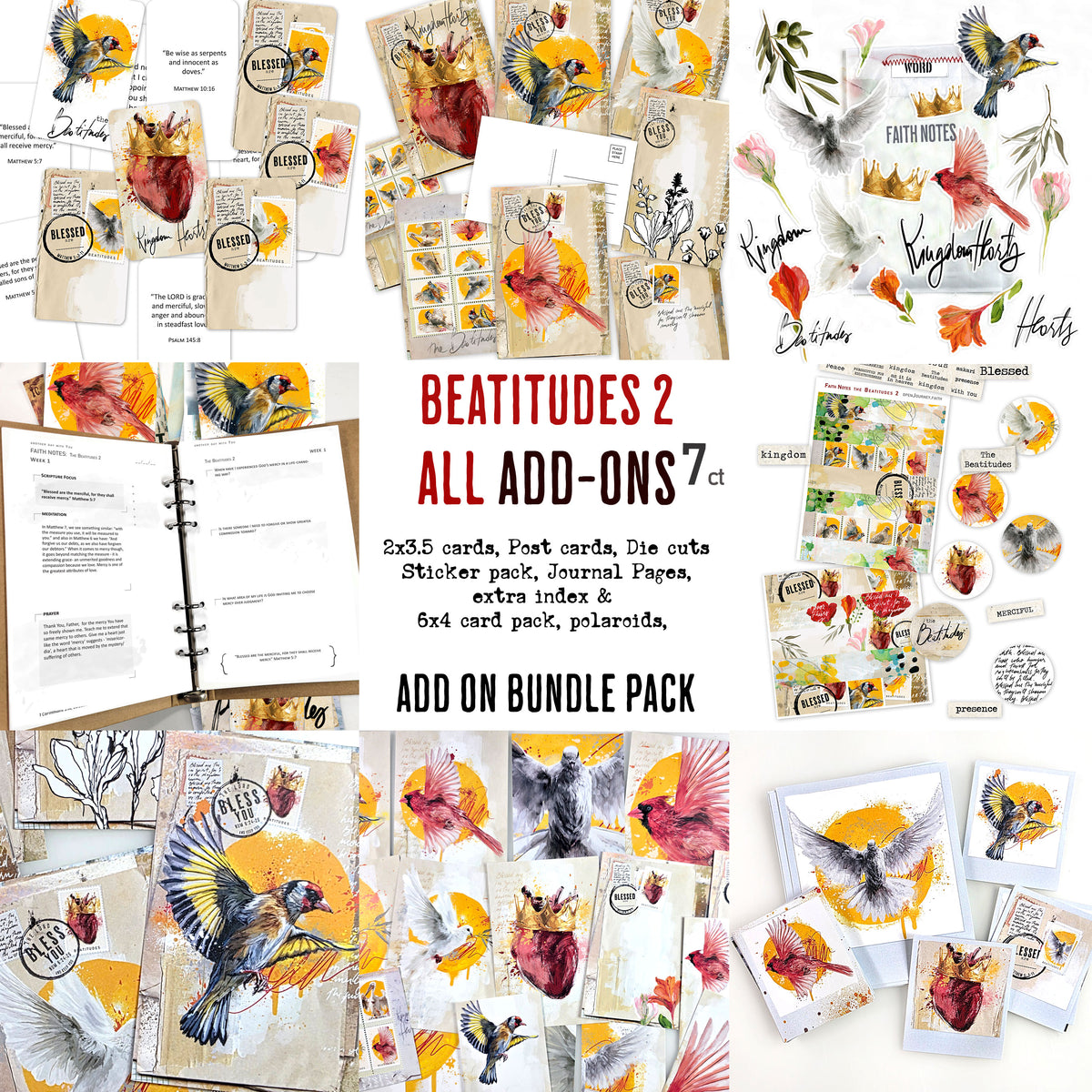 Beatitudes 2 kit (Faith Notes) - ALL ADD-ON BUNDLE