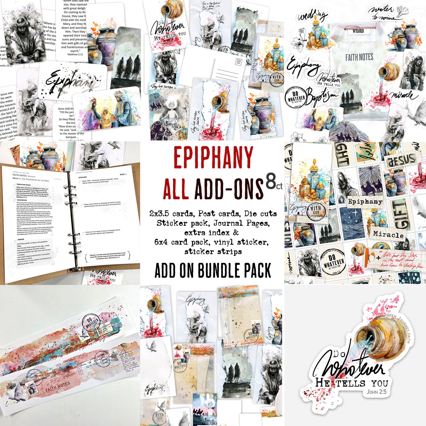 Epiphany kit (Faith Notes) - ALL ADD-ON BUNDLE