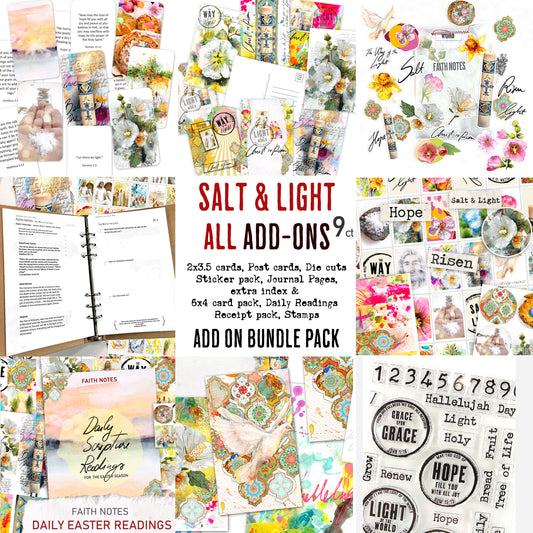SALT & LIGHT kit (Faith Notes) - ALL ADD-ON BUNDLE