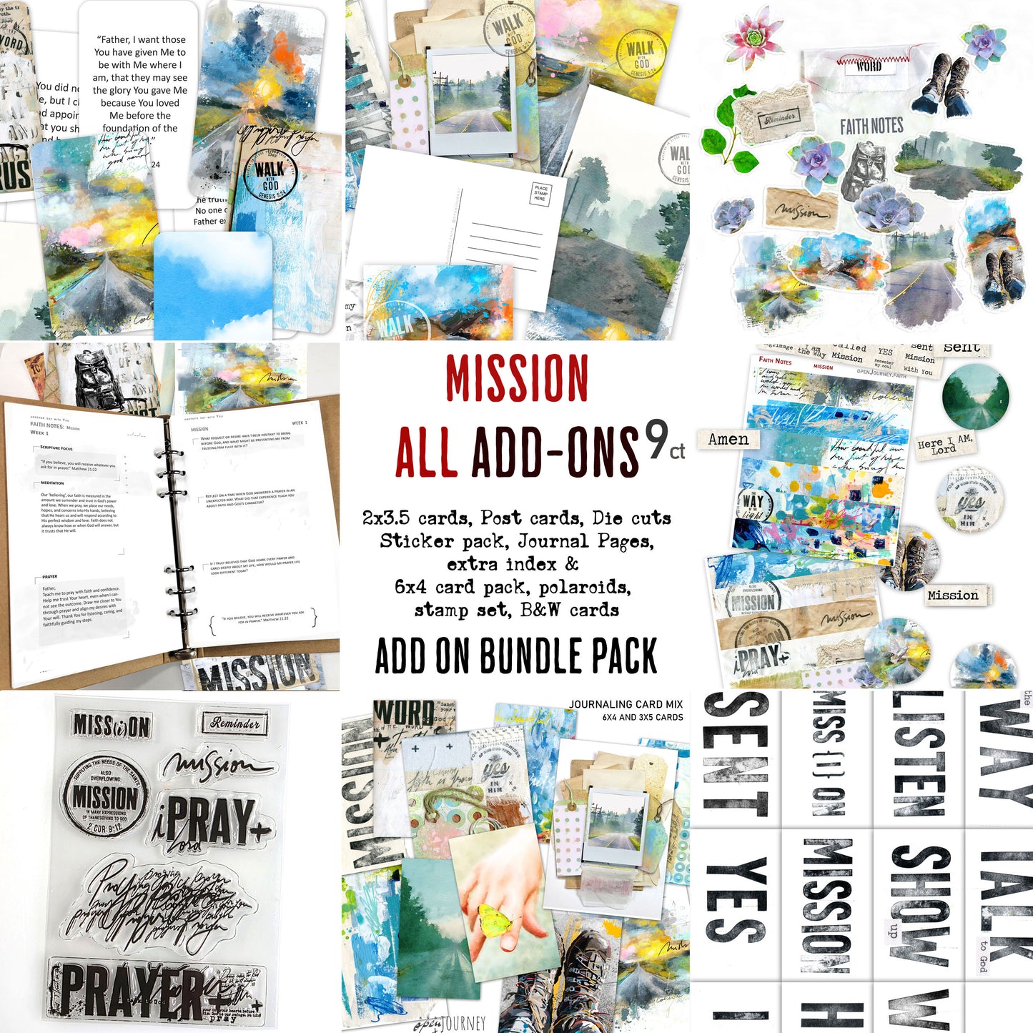 Mission kit (Faith Notes) - ALL ADD-ON BUNDLE