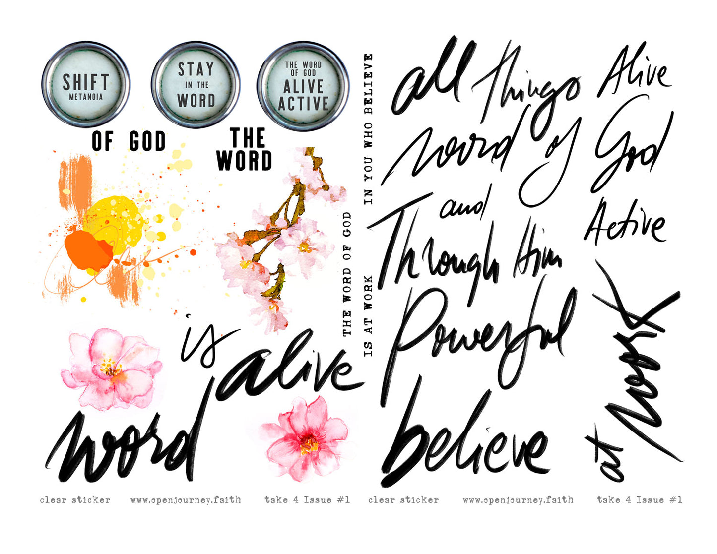 Take 4- The Word of God kit - digital download