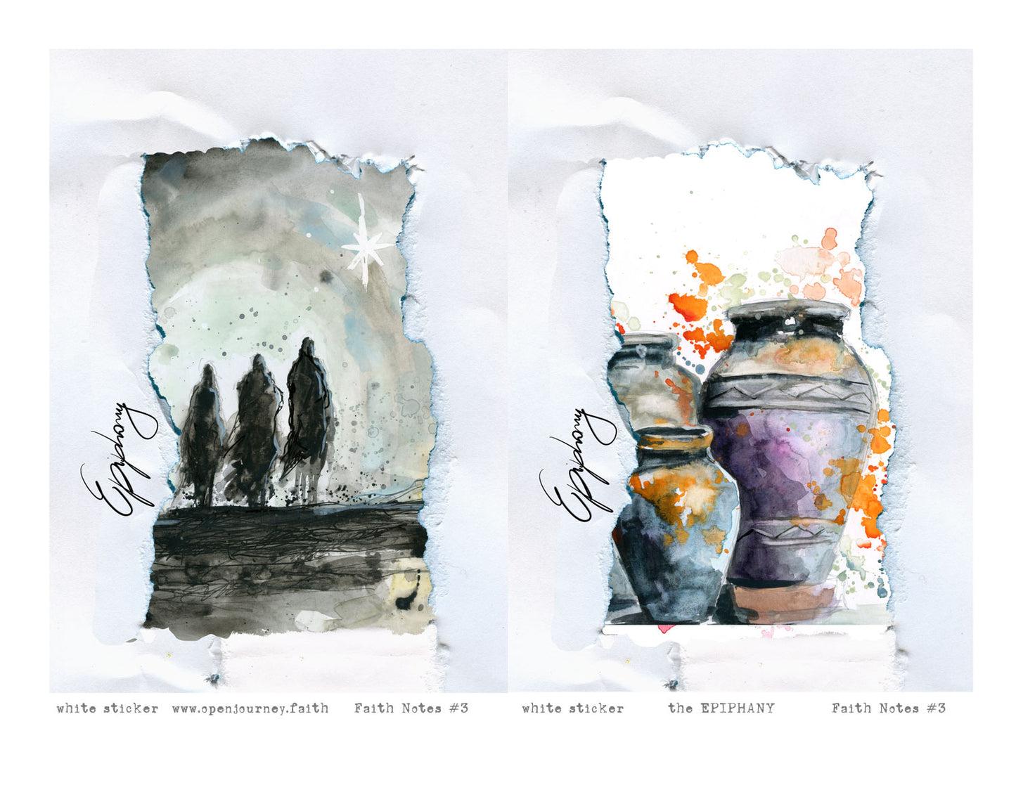 EPIPHANY- kit for Bible Journaling - Faith Notes series