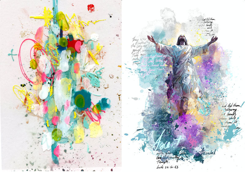 **ASCENT-DESCENT- kit ** for Bible Journaling - Faith Notes series