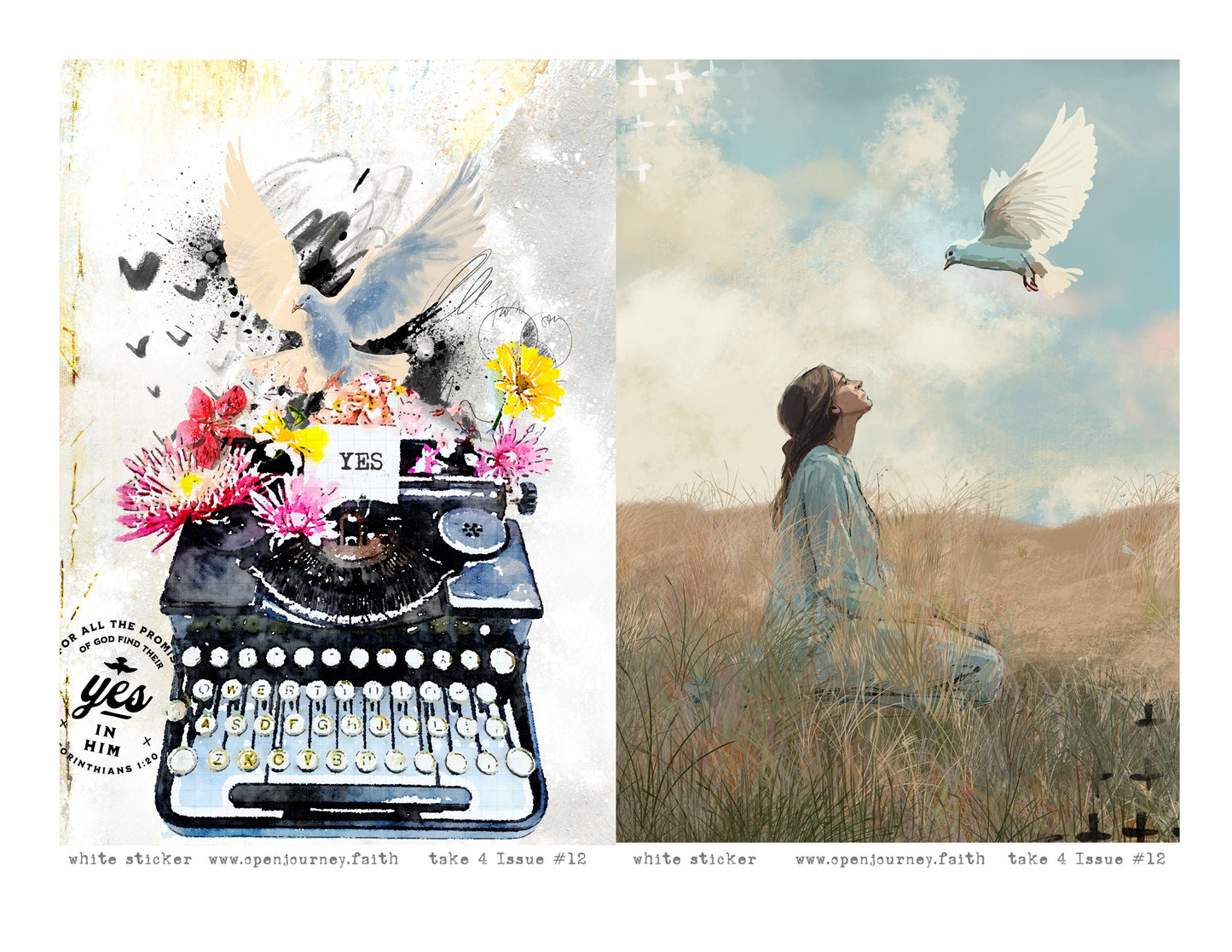 HOLY SPIRIT-Take 4 Bible Journaling kit- digital download