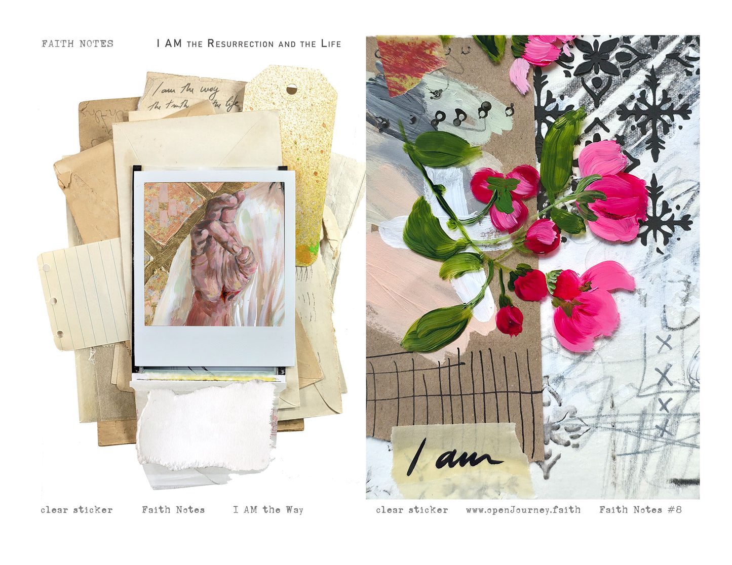 **I AM- kit ** for Bible Journaling - Faith Notes series