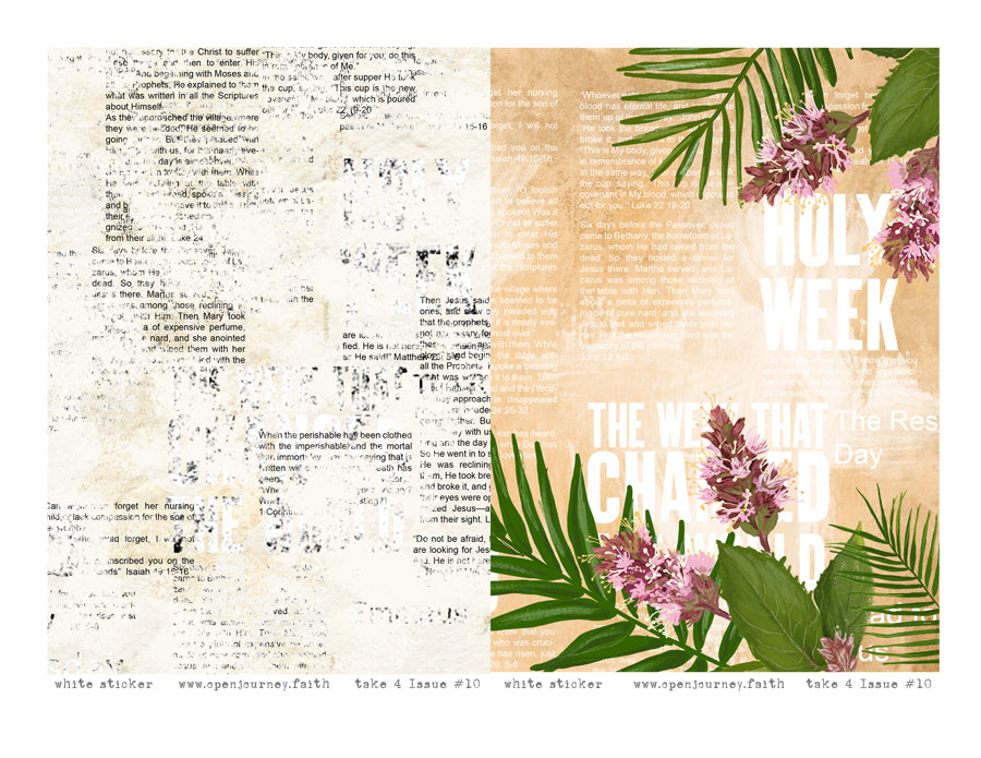 Take 4- HOLY WEEK kit- digital download