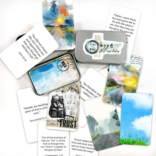 Mission  - Bible Verse cards with option of Tin Box
