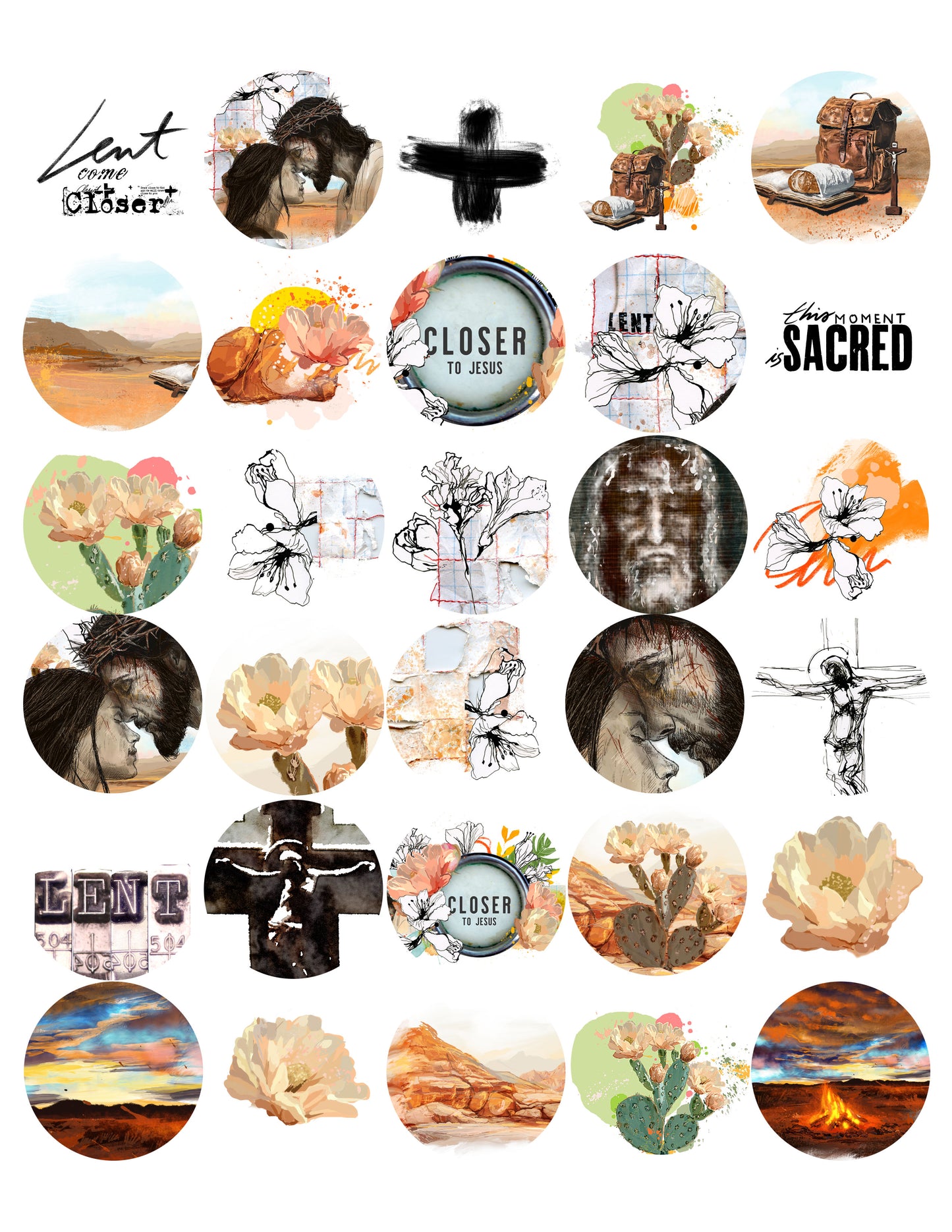 CLOSER kit ADD ON  - Journaling Stickers and cards- digital download