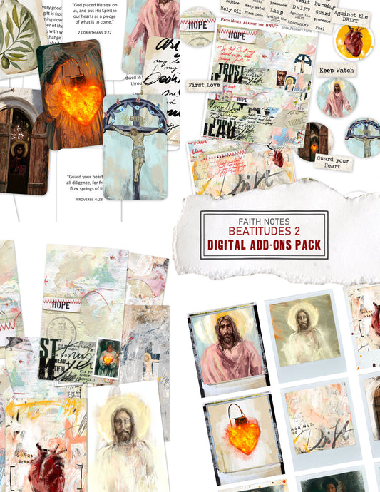 Against the Drift- Add-ons DIGITAL DOWNLOAD: Journaling Stickers and card sets