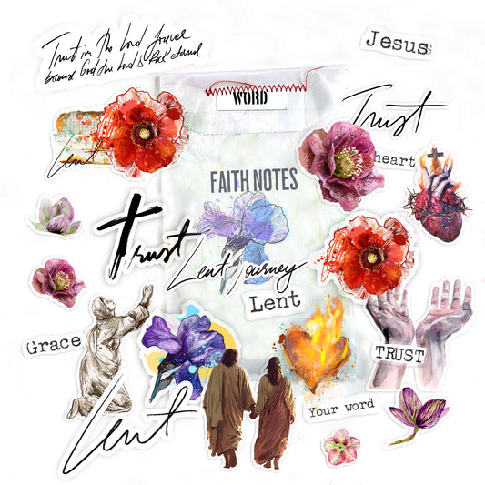 LENT-TRUST- Journaling die cuts