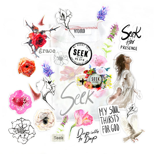 Seek- ADD ON kit - Journaling die cuts