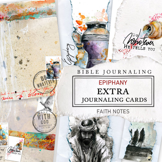 EPIPHANY-  set of 19 journaling cards mix