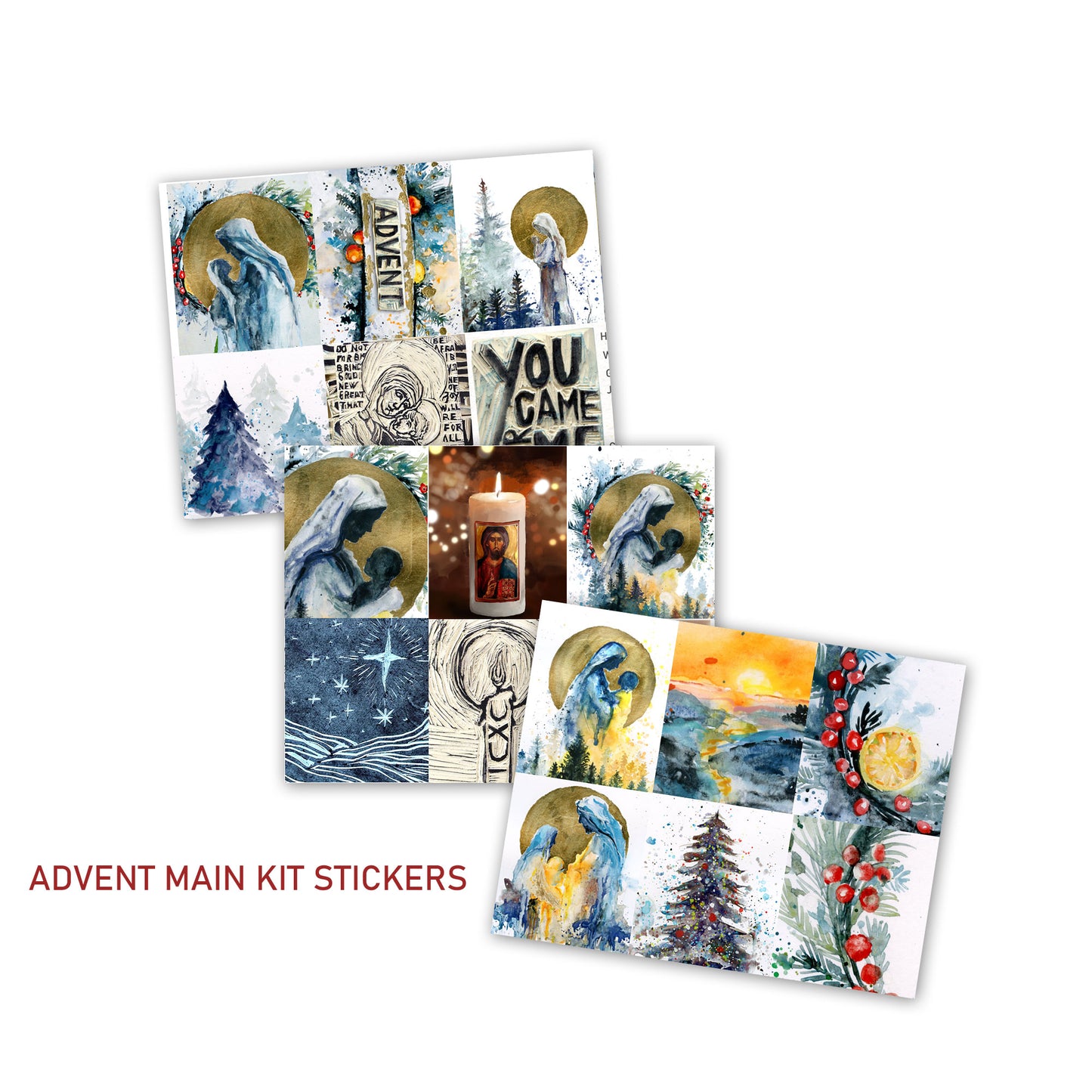 ADVENT KIT (Faith Notes) - Bible Journaling kit- digital download