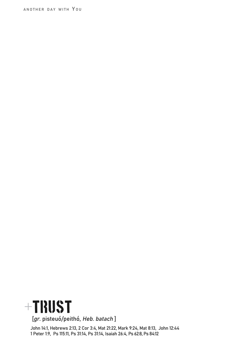 LENT-TRUST kit PRAYER JOURNAL pages edition