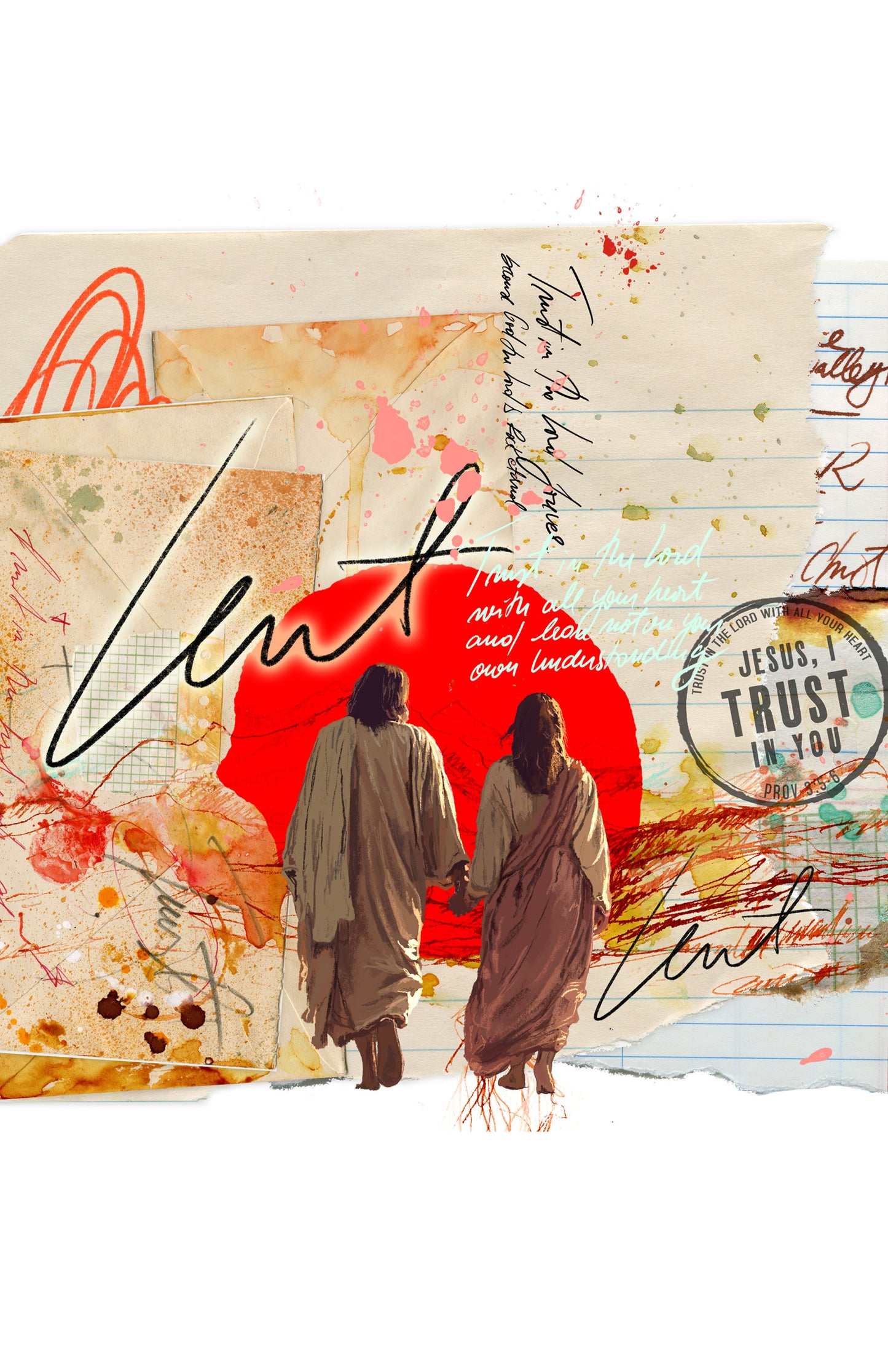 LENT-TRUST kit PRAYER JOURNAL pages edition