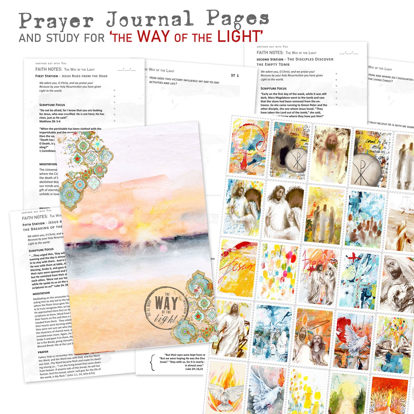 "Way of the Light" kit PRAYER JOURNAL pages edition