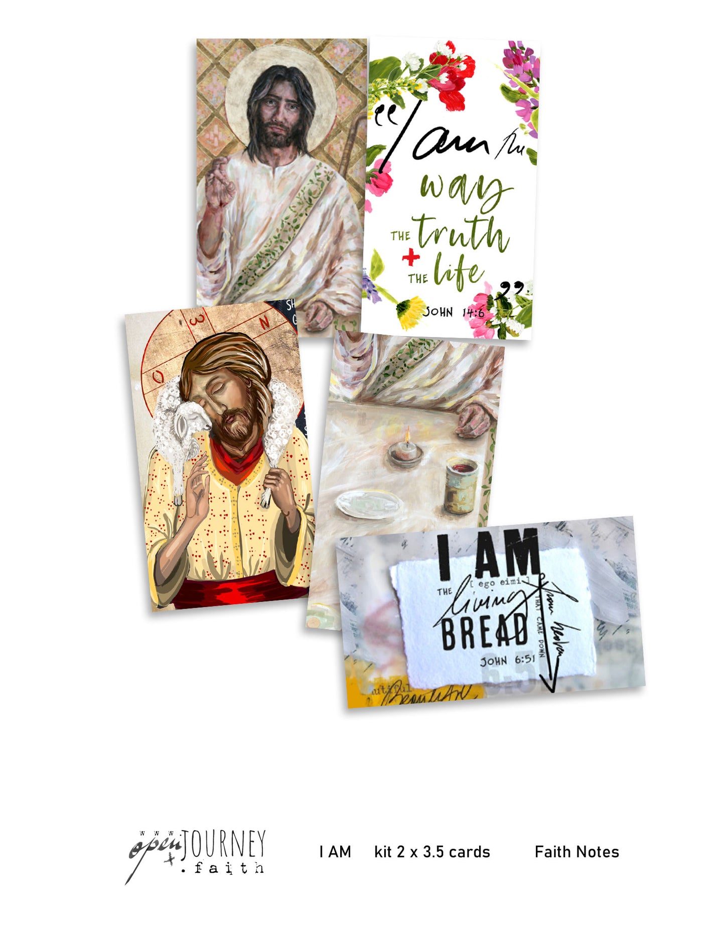 **I AM- kit ** for Bible Journaling - Faith Notes series