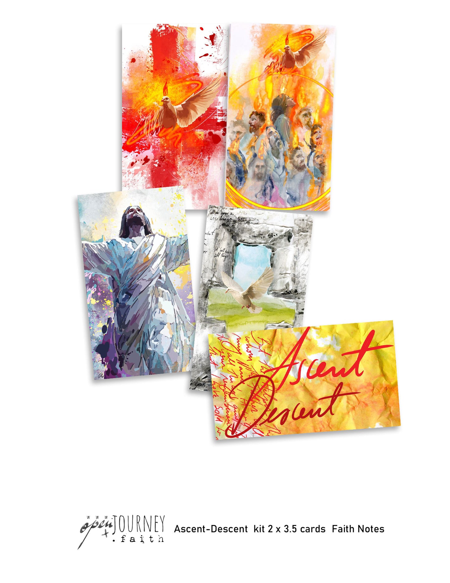 ASCENT-DESCENT KIT Digital Download -Bible Journaling kit Faith Notes series