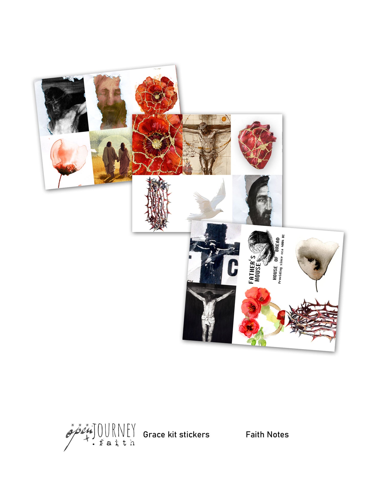 **GRACE-LENT- kit ** for Bible Journaling - Faith Notes series