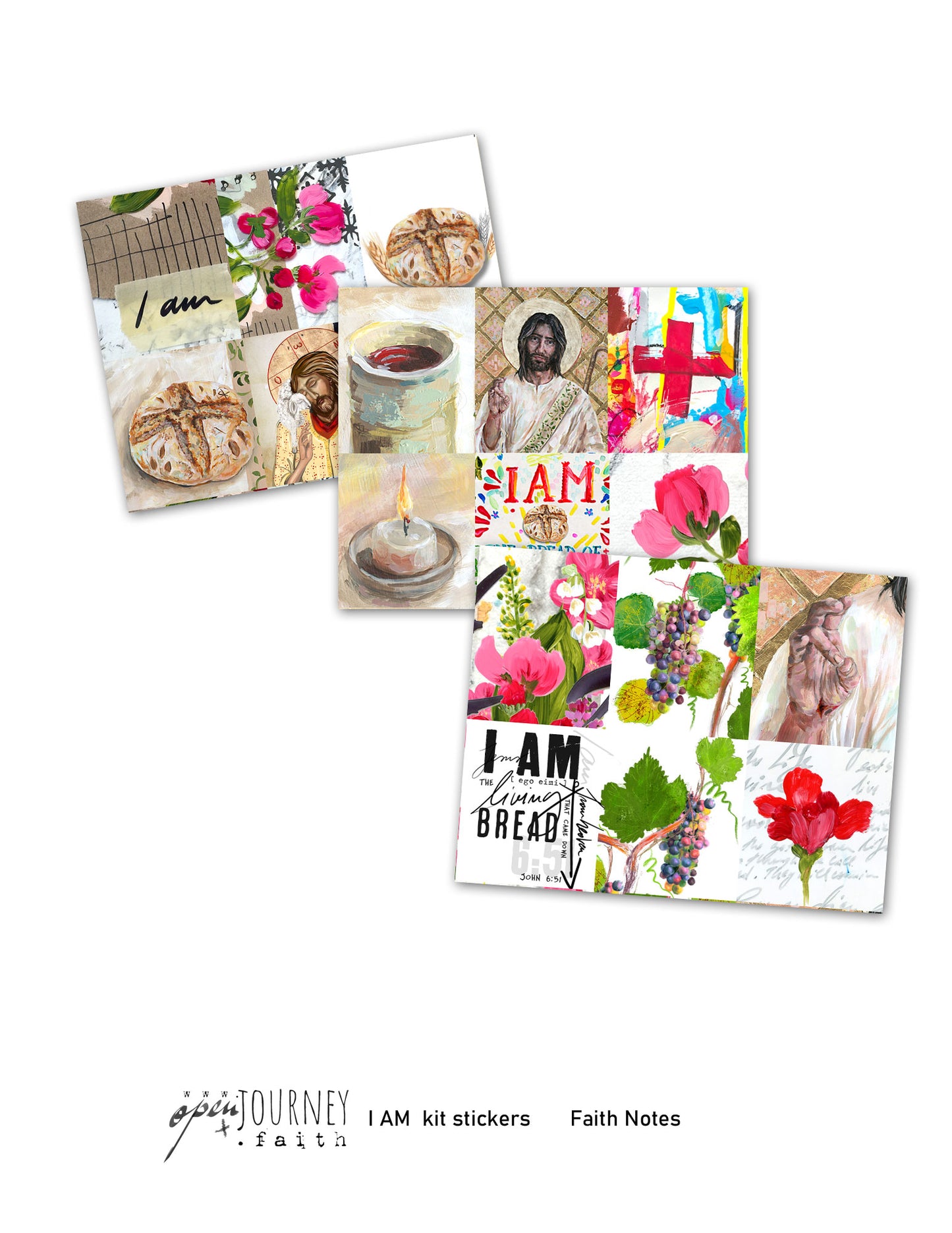 **I AM- kit ** for Bible Journaling - Faith Notes series