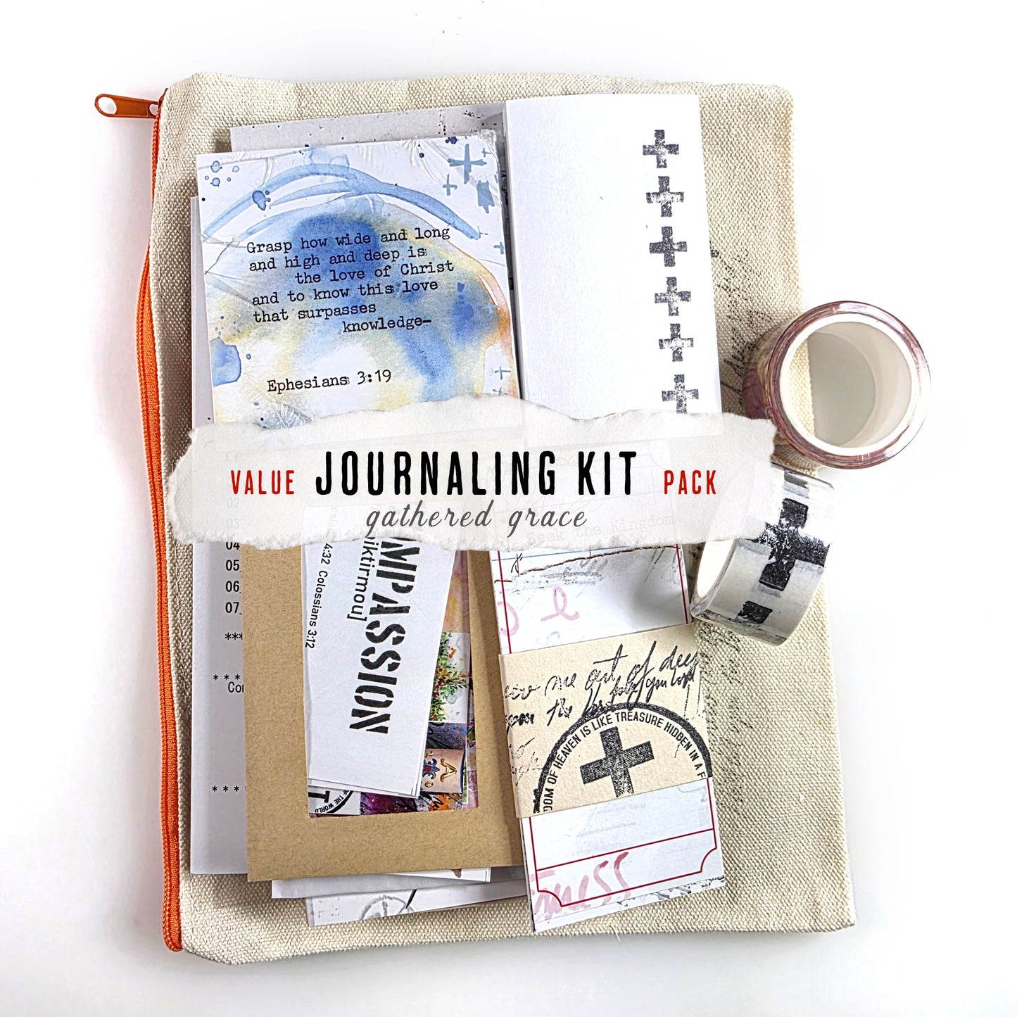 Gathered Grace Faith Value Kit - faith and Bible journaling supplies