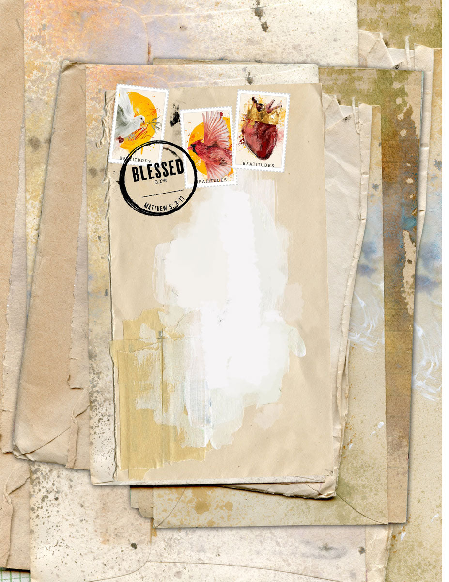 'Beatitudes 2' KIT Digital Download -Bible Journaling kit Faith Notes series