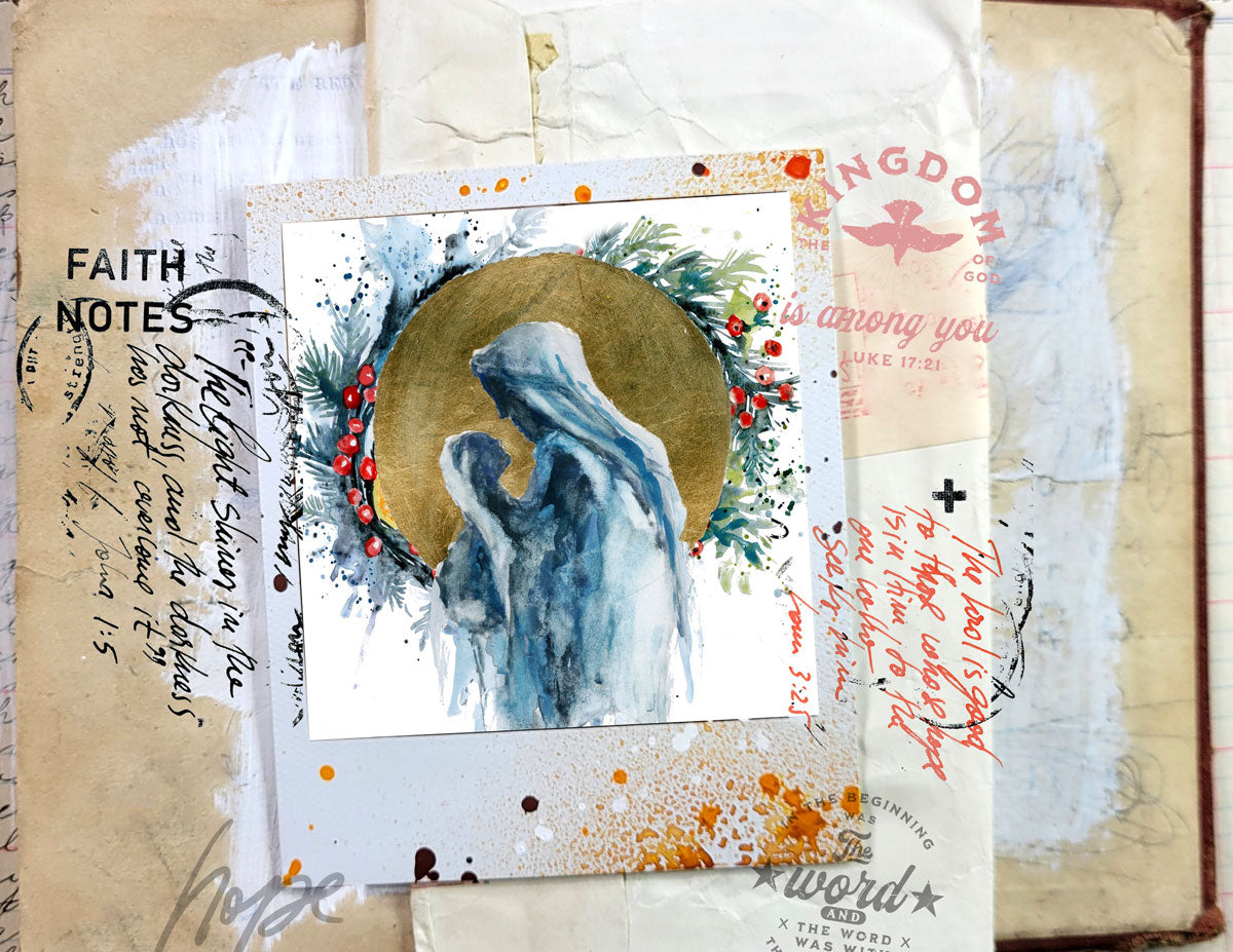 ADVENT KIT (Faith Notes) - Bible Journaling kit- digital download