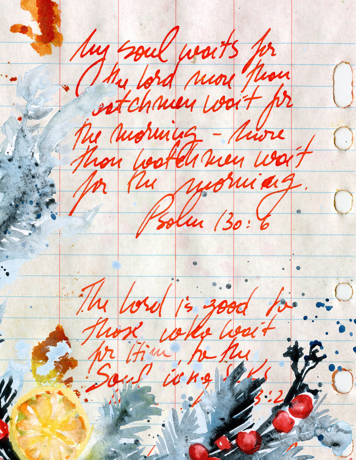 ADVENT KIT (Faith Notes) - Bible Journaling kit- digital download