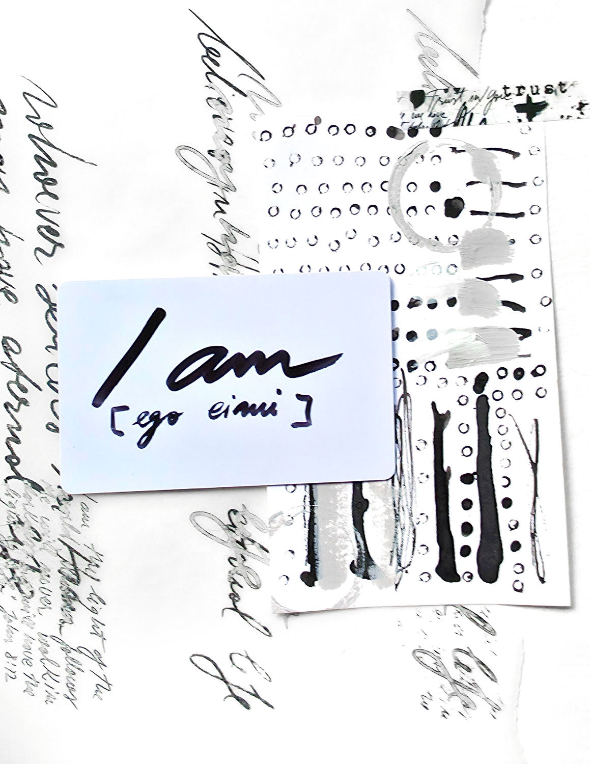 I AM  KIT Digital Download -Bible Journaling kit Faith Notes series
