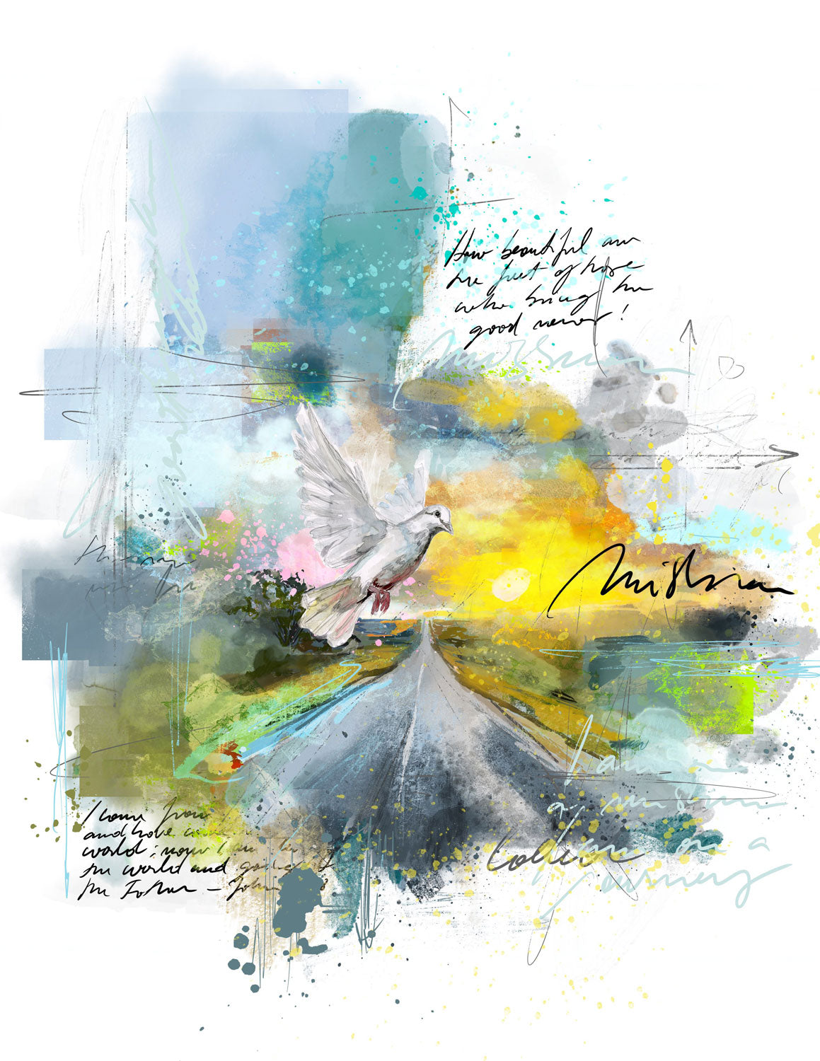 'Mission' KIT Digital Download -Bible Journaling kit Faith Notes series