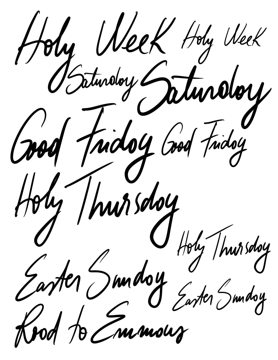 Take 4- HOLY WEEK kit- digital download