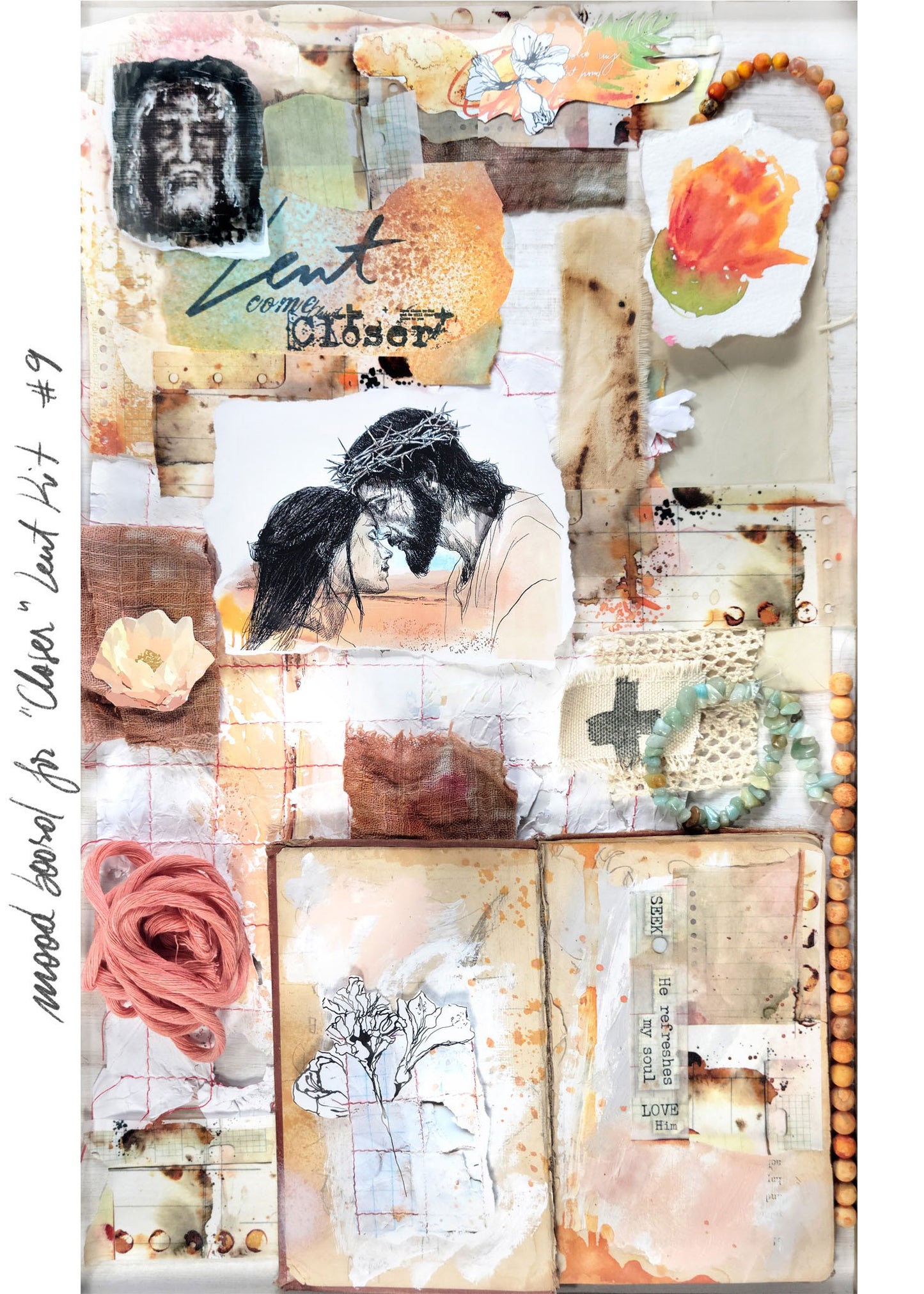 TAKE 4 - CLOSER Lent  kit for Bible Journaling