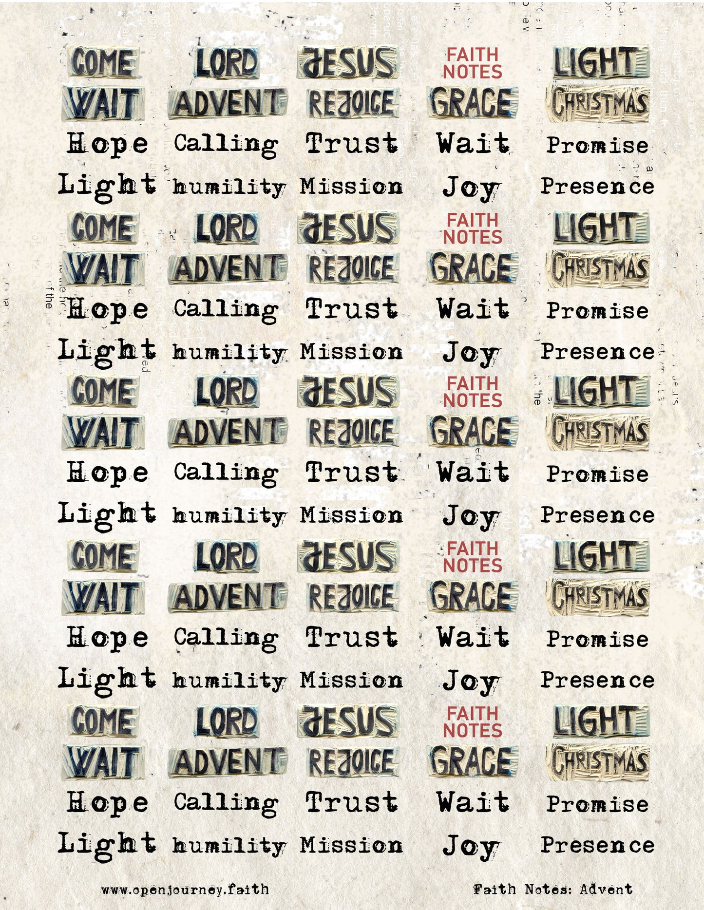 ADVENT- Journaling Stickers, Advent Scripture Reading Plan and cards- digital download
