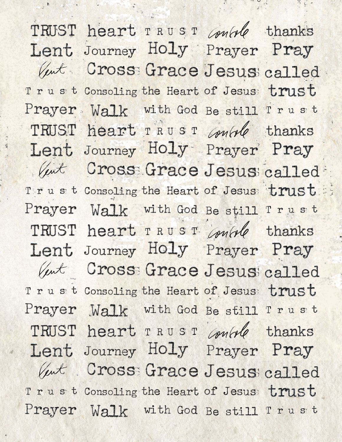 LENT-TRUST kit (Faith Notes) - ALL ADD-ON BUNDLE