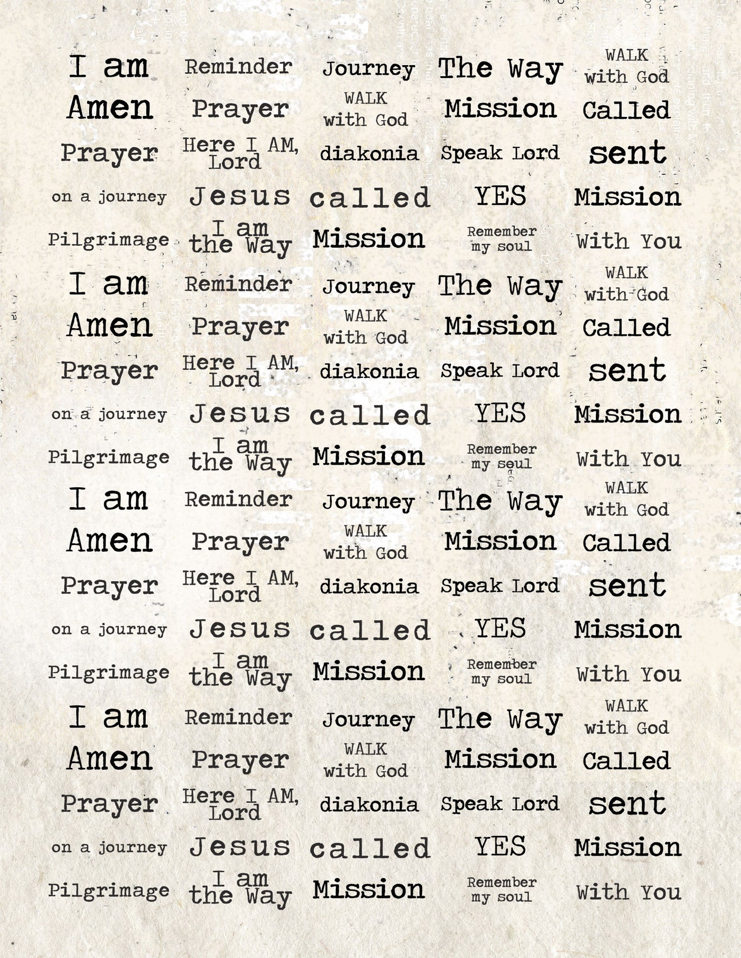 Mission kit (Faith Notes) - ALL ADD-ON BUNDLE