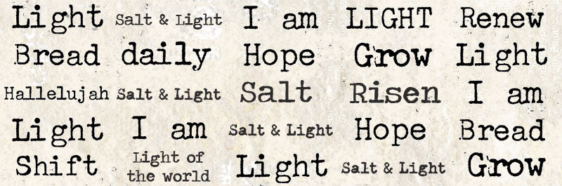 Salt & Light- Add ons DIGITAL DOWNLOAD: Journaling Stickers, Receipts and cards