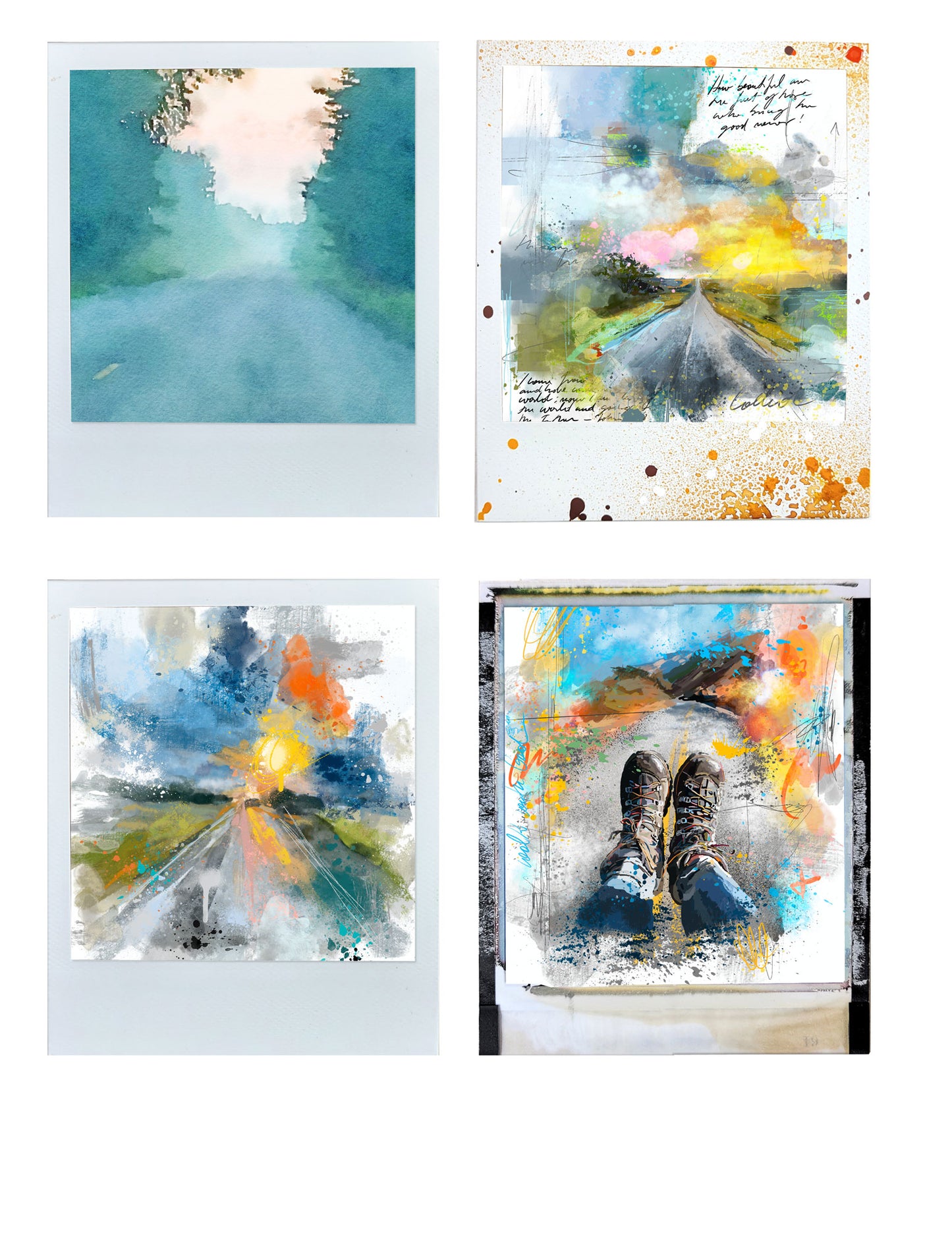 'Mission'- 24 Journaling Polaroid style Cards