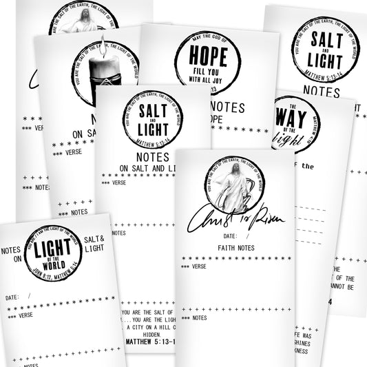 Salt & Light- Faith Receipts Journaling Elements