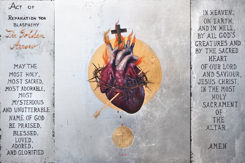 The Sacred Heart of Jesus: The Golden Arrow -  fine art print